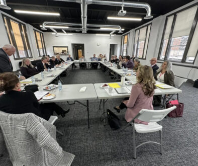 Local business leaders gathered at Prescott Town Hall Local business leaders gathered at Prescott Town Hall